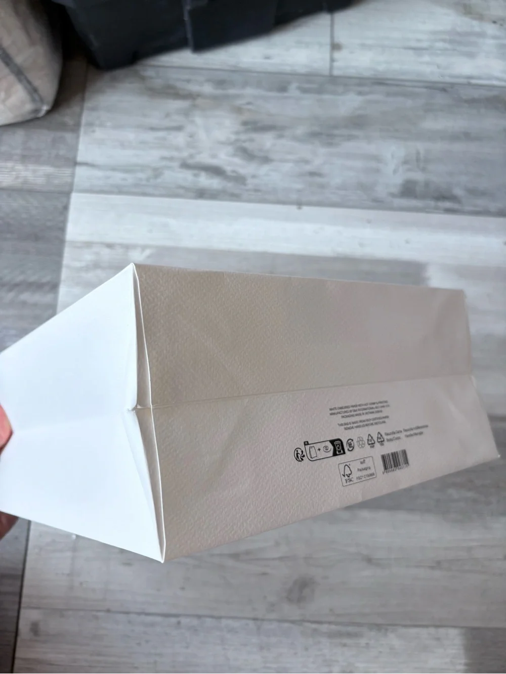 Gentle Monster White Paper Shopping Gift Bag